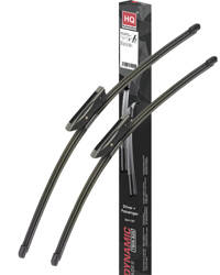 Fit RENAULT Laguna MK3 Grandtour (KT) Jul.2007-> Front Flat Aero Wiper Blades