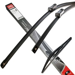 Front & Rear kit of Aero Flat Wiper Blades fit A4 Estate (B9) May.2015->