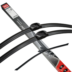 Front & Rear kit of Aero Flat Wiper Blades fit VW Touareg (7P5) Jan.2010->