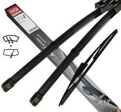 Windscreen Wipers for AUDI A4 Estate (B7) 2004-2008 Front & Rear 3pcs HQ Automotive