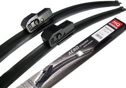 Wiper Blades for AUDI A4 Avant (B6) 2001-2003 Front 2pcs HQ Automotive