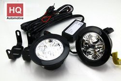 High Quality DRL Daytime Running Lights Round 4-LED High-Power HQ-V11