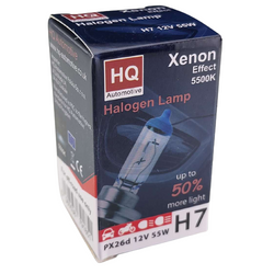 Halogen Bulb H7 Super White (Xenon) 12V 55W