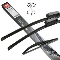 Windscreen Wipers for RENAULT Scenic II; Grand Scenic 2003-2004 Front & Rear 3pcs HQ Automotive