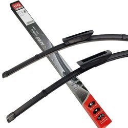 Two Front Frameless Wiper Blades HQ Aero Dynamic - AD22-427 Twin Box