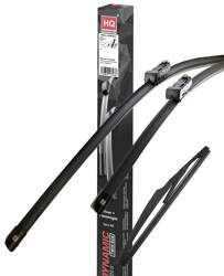 Front & Rear kit of Aero Flat Wiper Blades fit A4 Estate (B9) May.2015->